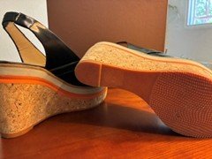 Sandalias Audley cuña corcho piel T.38