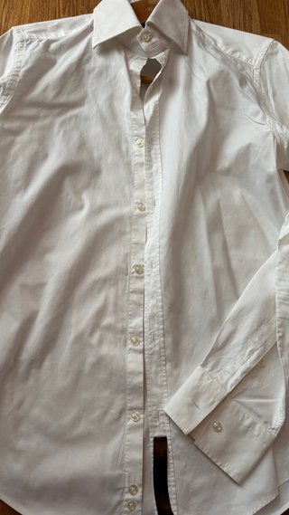 Camisa italiana blanca de vestir
