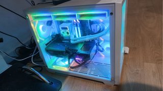 Ventiladores PC RGB PWM Blancos (4uds)
