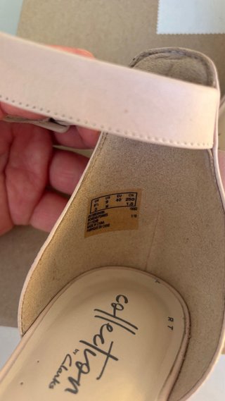 Sandalias Clarks Deva Mae Talla 40 Beige