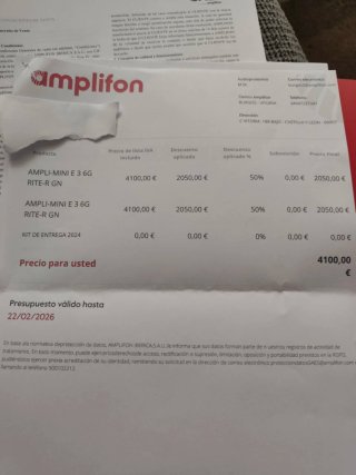 Audífonos GAES Ampli- Mini  E 3 6G RITE -R GN3