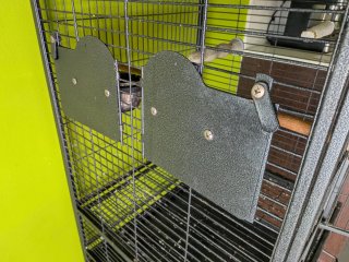 Jaula Acero Loros 150x50x50