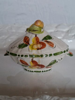 Miniatyra di Zuppiera Decorata Frutta