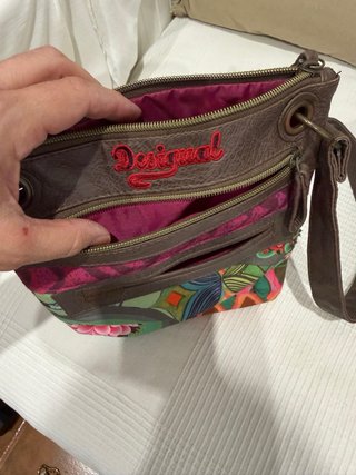 Bolso Desigual Marrón Multicolor