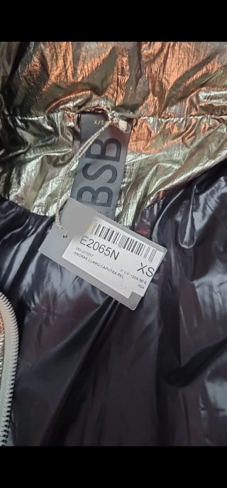 Chaqueta larga BSB negra
