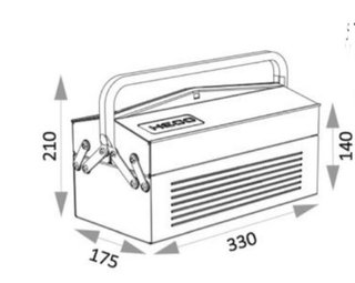 Caja de herramientas Heco antigua