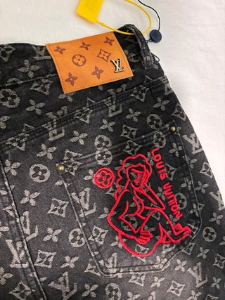 Vaqueros estilo Louis Vuitton