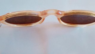 Occhiali Fiorucci vintage specchiati con angiolett