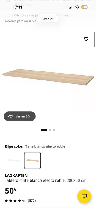 Tabla LAGKAPTEN Madera