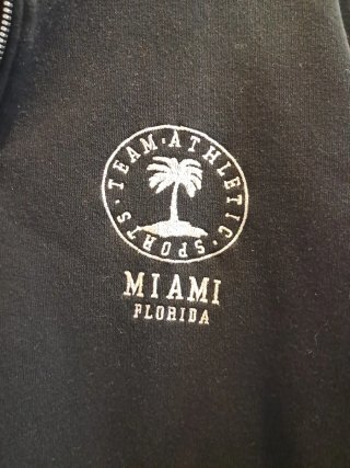 Sudadera Pull&Bear Negra Media Cremallera