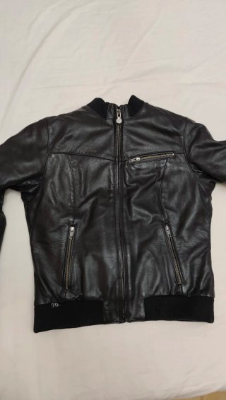 Cazadora chaqueta moto mujer piel segura S M
