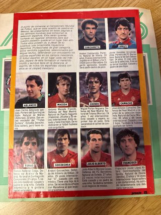 Álbum Cromos Mundial Fútbol México 86 COMPLETO