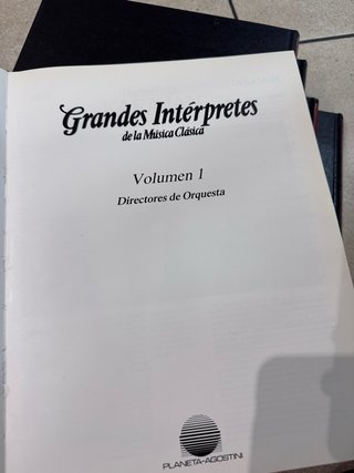6 Libros Grandes Intérpretes Música Clásica