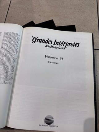 6 Libros Grandes Intérpretes Música Clásica
