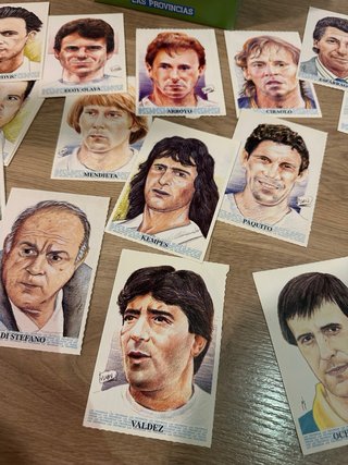 Cartas Tetrabol Valencia CF Las provincias 1994