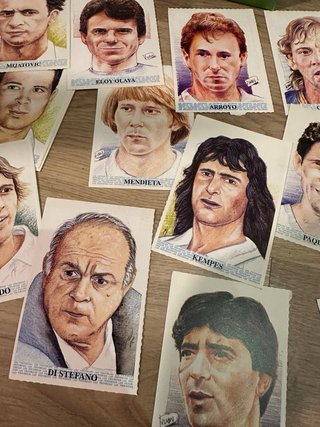 Cartas Tetrabol Valencia CF Las provincias 1994