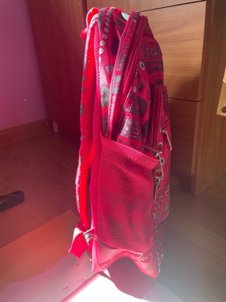 Mochila Totto Rosa Estampada