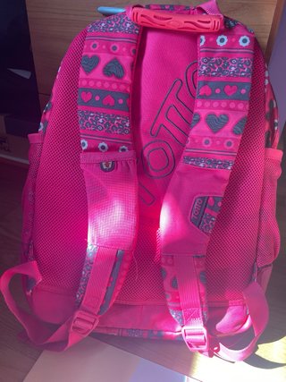 Mochila Totto Rosa Estampada