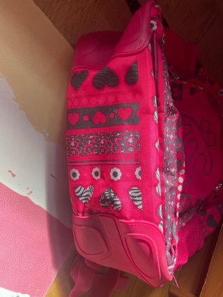 Mochila Totto Rosa Estampada
