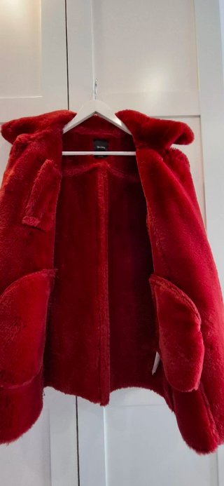 Chaqueta Biker Roja Bershka