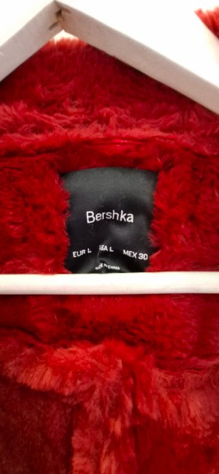 Chaqueta Biker Roja Bershka