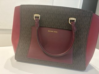 Bolso Michael Kors Marrón y Rojo