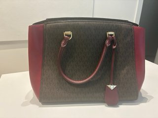 Bolso Michael Kors Marrón y Rojo