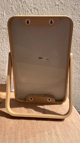 Espejo de tocador madera y cristal