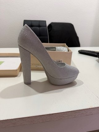 Pack tacones fiesta dorados talla 38