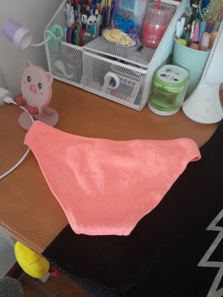Conjunto playa/piscina negro y rosa talla 12