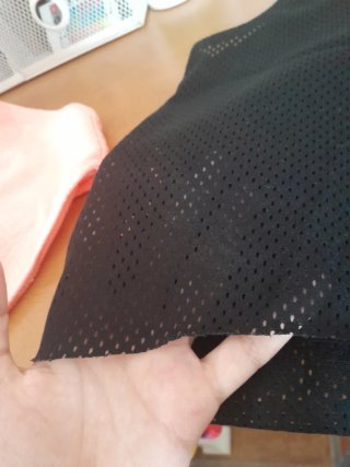 Conjunto playa/piscina negro y rosa talla 12