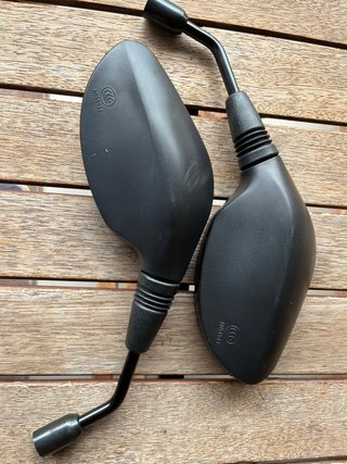 Retrovisores Moto Universales Negros