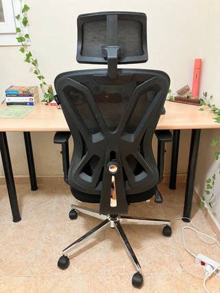 Silla Gaming/Oficina Ergonómica Negra