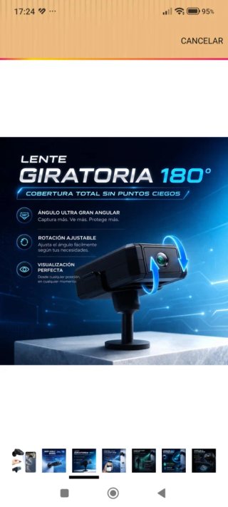 Cámara Seguridad WiFi Nueva