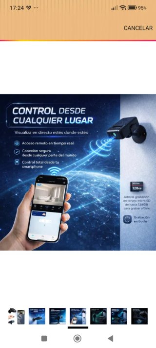 Cámara Seguridad WiFi Nueva
