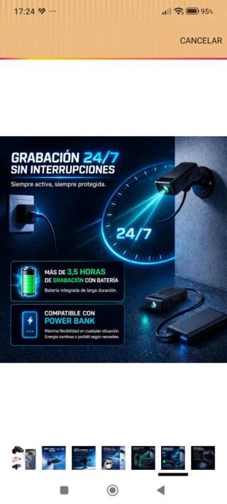 Cámara Seguridad WiFi Nueva