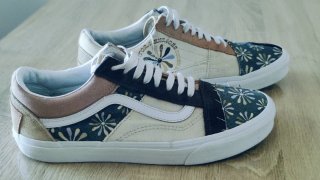 Zapatillas Vans Patchwork Beige y Marrón unisex