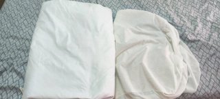 Cuna blanca con accesorios