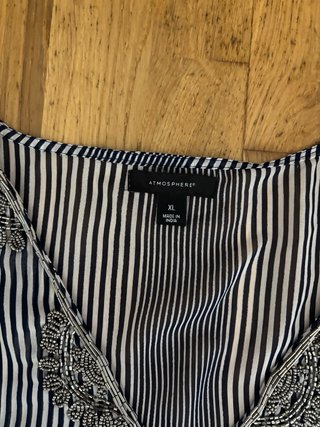 Túnica playera rayas