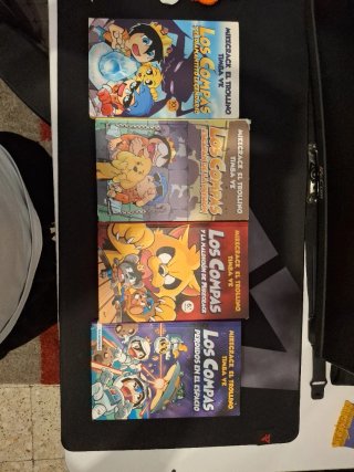 Set de libros de los compas en total son 4 libros