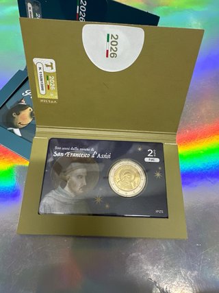 Coincard2 Euro Italia 2026 Pinocchio+San Francesco