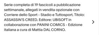 Collezzione assassin's creed Nuova 19 libri