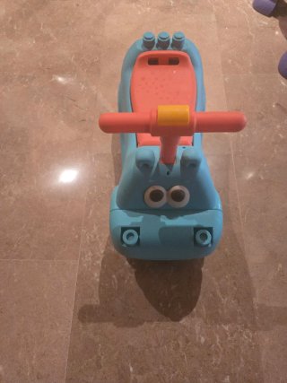 Correpasillos Hipopótamo Azul y Naranja