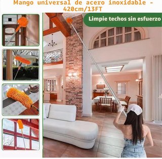 Kit Limpieza Ventanas y Polvo Extensible