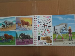 Libro de colorear de la marca Horses Dreams