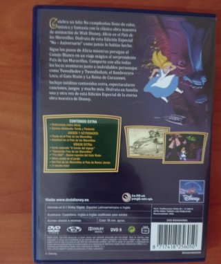 DVD Alicia en el País de las Maravillas Edición Es