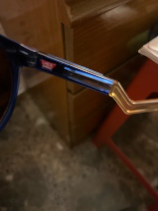 Oakley HSTN Mbappe Gafas de Sol Azules y Doradas