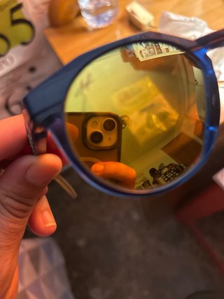 Oakley HSTN Mbappe Gafas de Sol Azules y Doradas