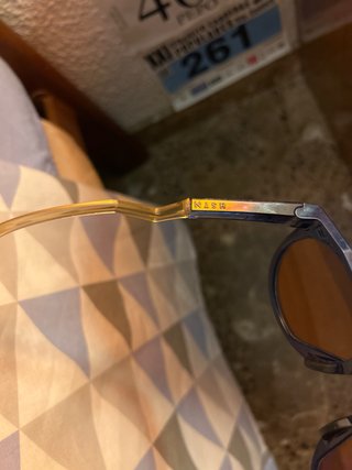 Oakley HSTN Mbappe Gafas de Sol Azules y Doradas