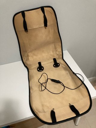 Funda asiento coche calefactable